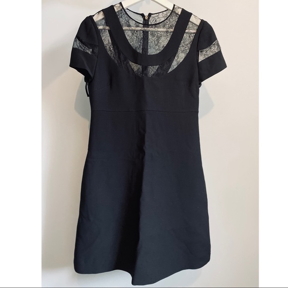 Valentino Lace Yoke Dress - Picture 3 of 9